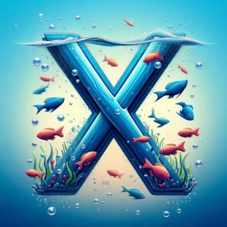 Fish 2 — letter X
