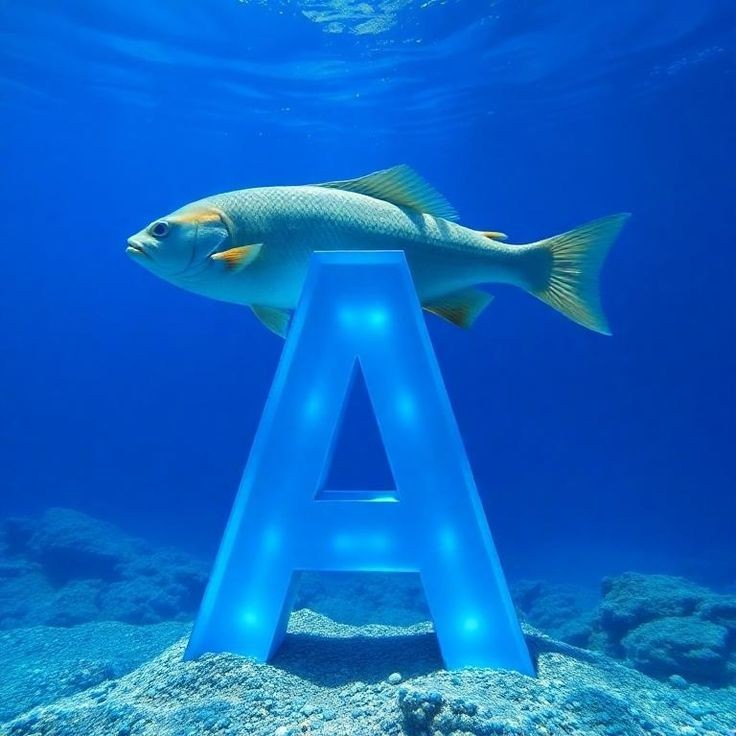 Fish — letter A