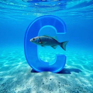 Fish — letter C