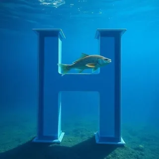 Fish — letter H