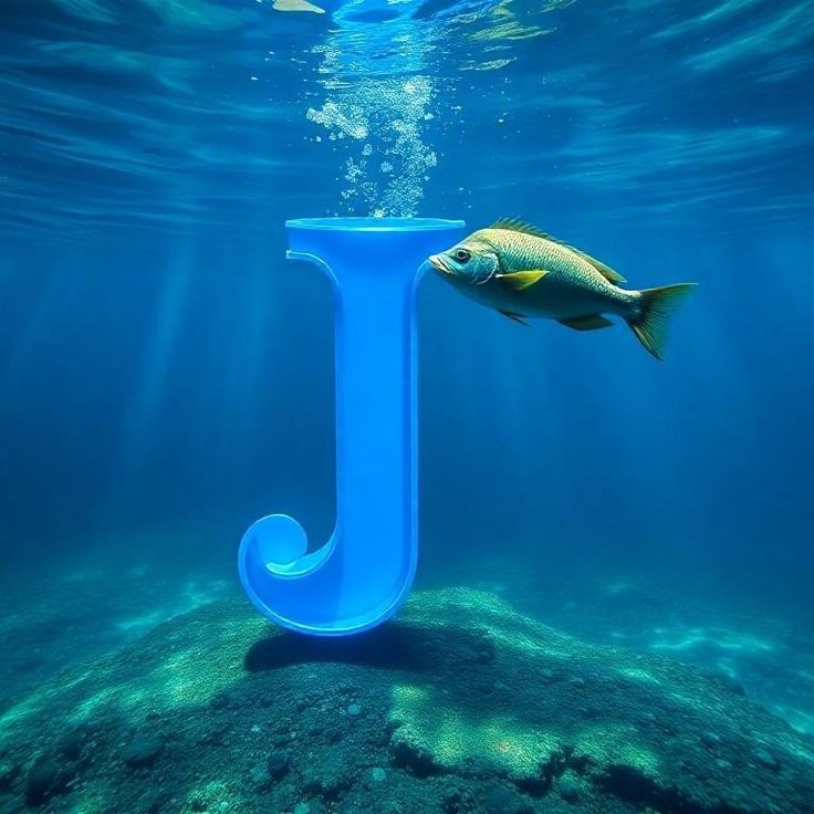 Fish — letter J
