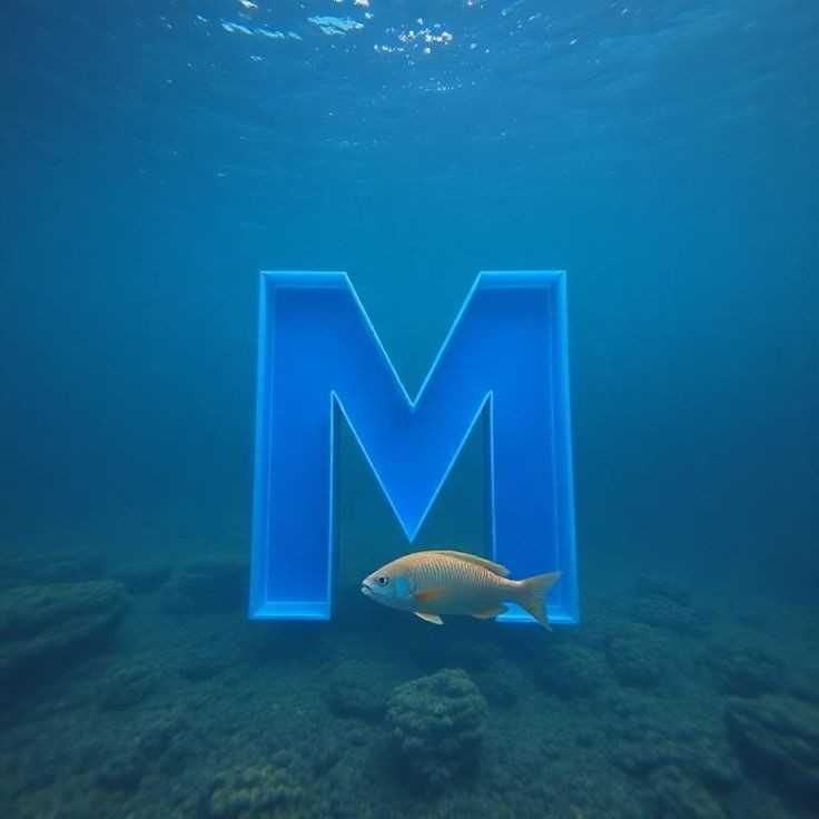 Fish — letter M