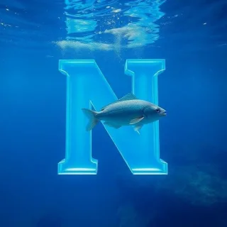 Fish — letter N