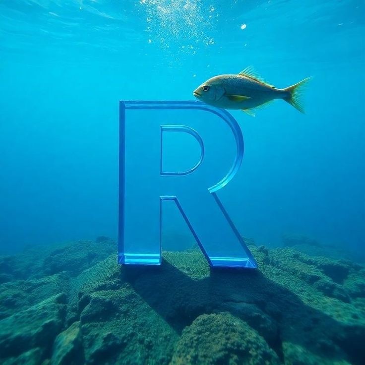 Fish — letter R