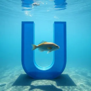 Fish — letter U