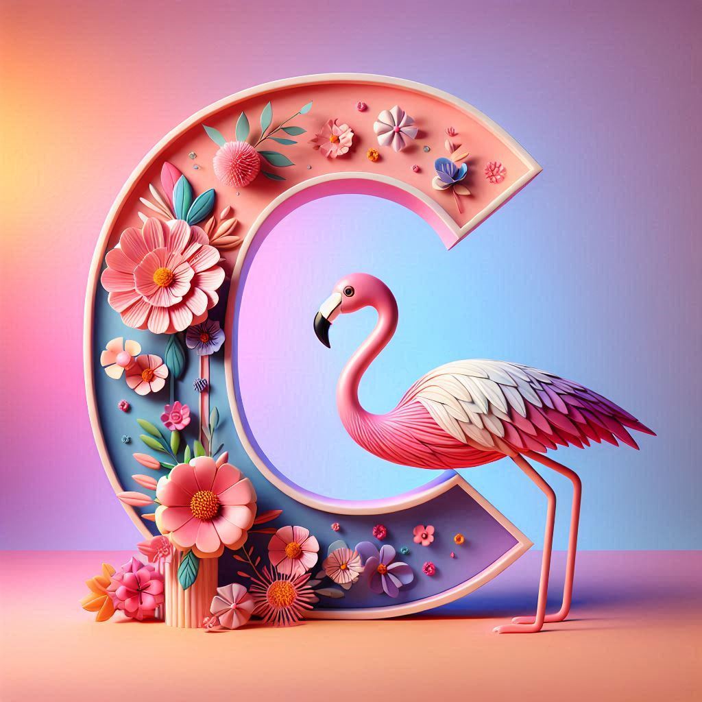 Flamingo — letter C