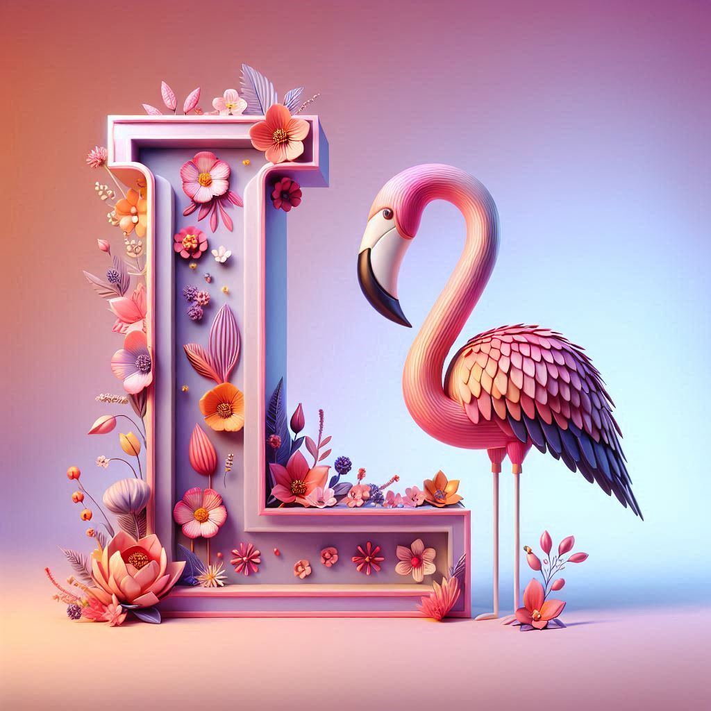 Flamingo — letter L