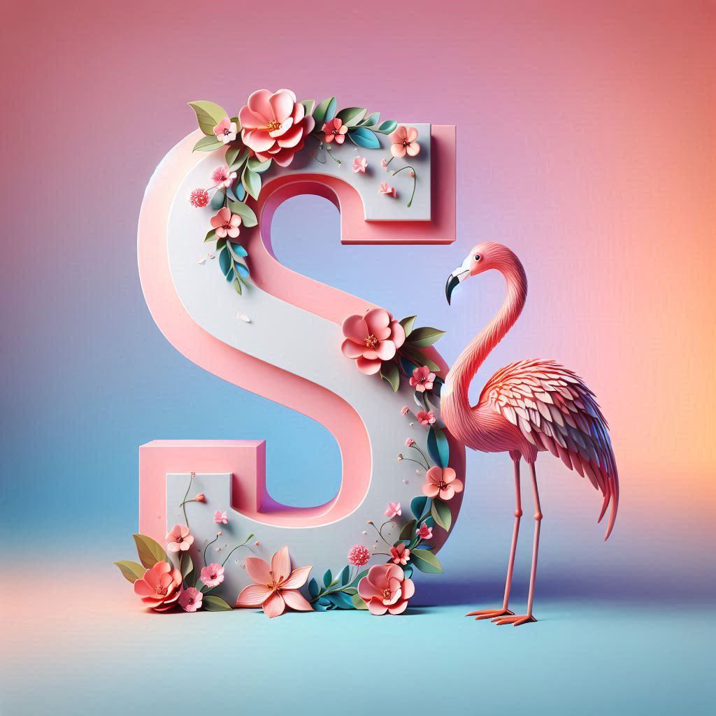 Flamingo — letter S