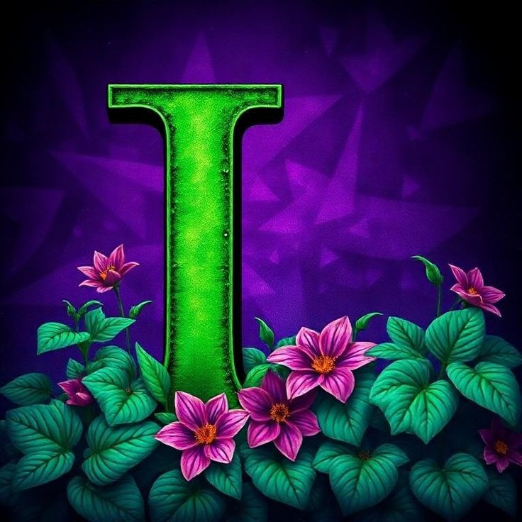 Flowers 2 — letter I