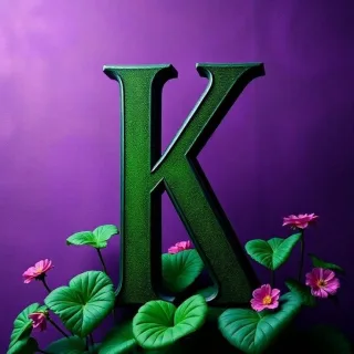 Flowers 2 — letter K