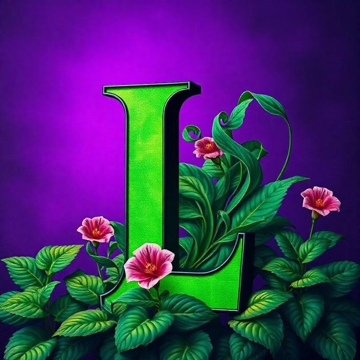 Flowers 2 — letter L