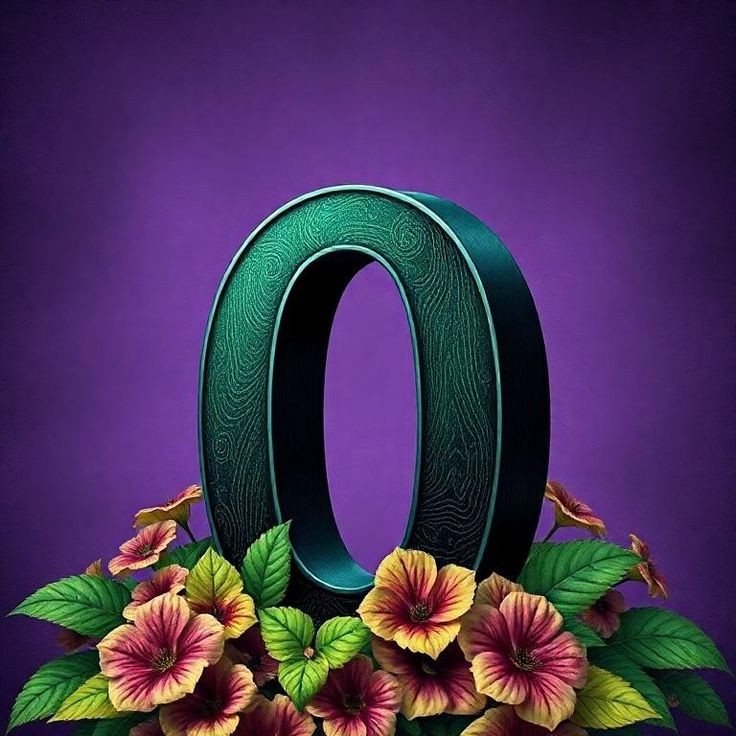 Flowers 2 — letter O