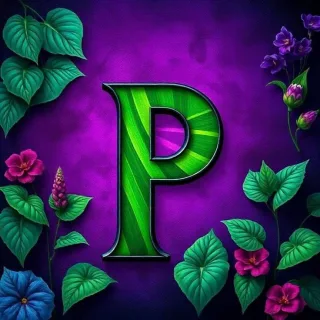 Flowers 2 — letter P