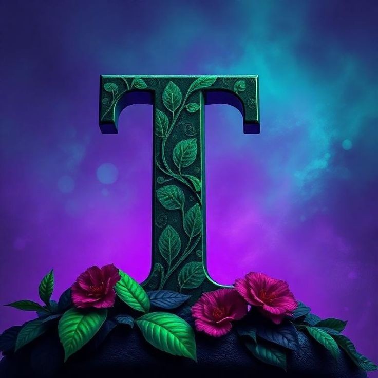 Flowers 2 — letter T