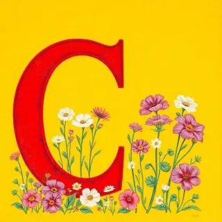 Flowers 3 — letter C