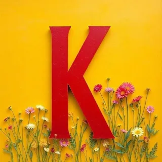 Flowers 3 — letter K