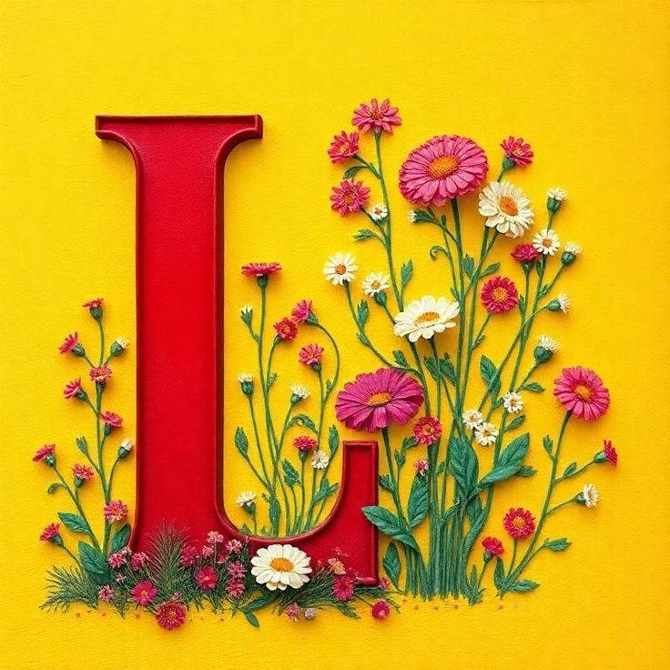 Flowers 3 — letter L