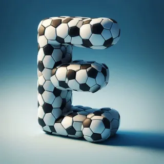 Football — letter E