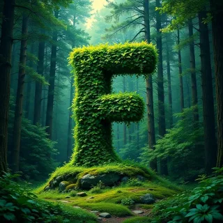 Forest — letter F