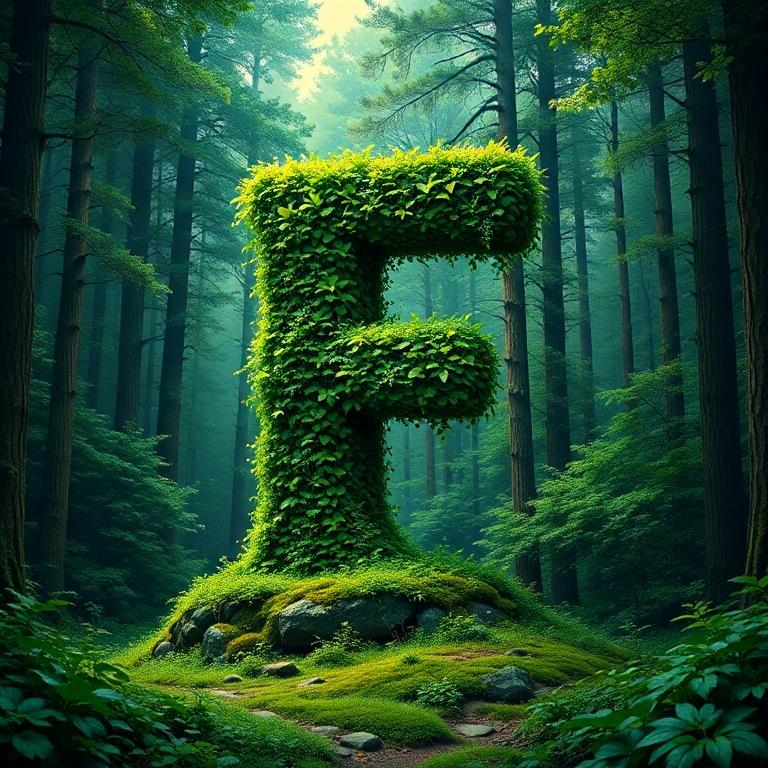 Forest — letter F