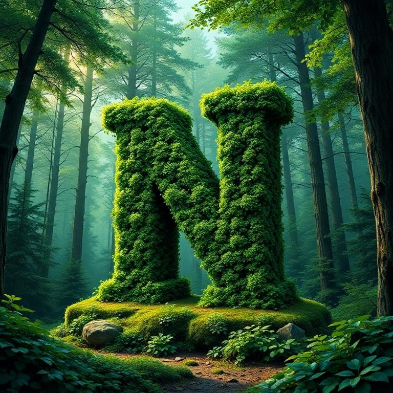 Forest — letter N