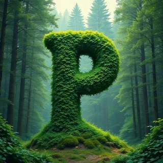 Forest — letter P