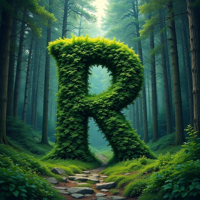 Forest — letter R