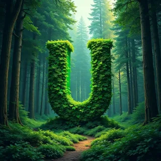Forest — letter U