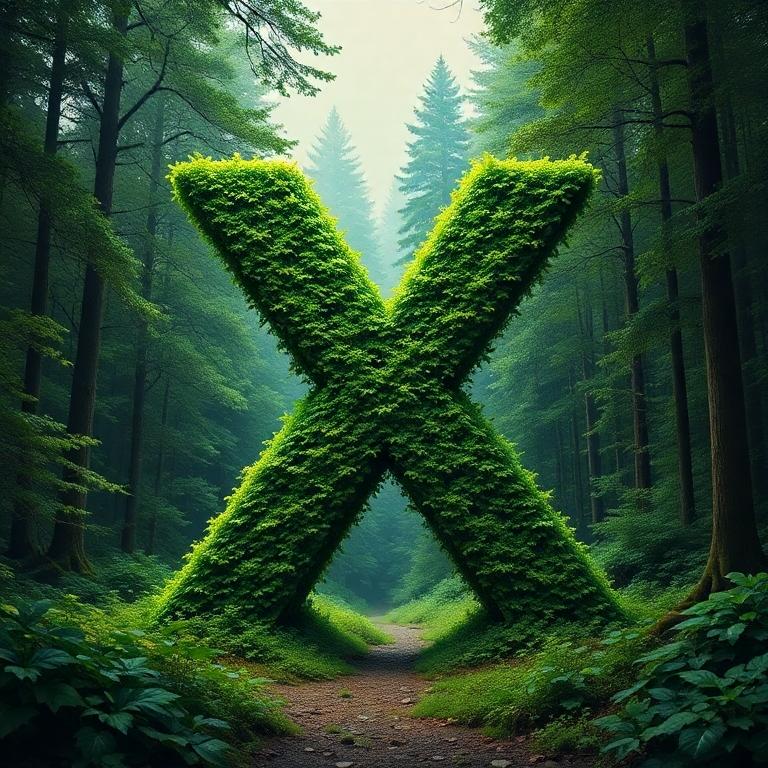 Forest — letter X
