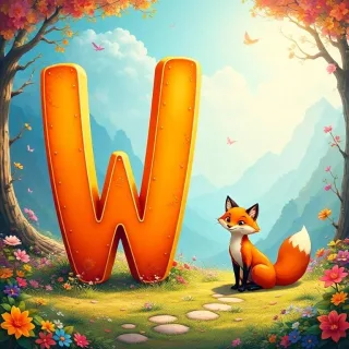 Fox — letter W