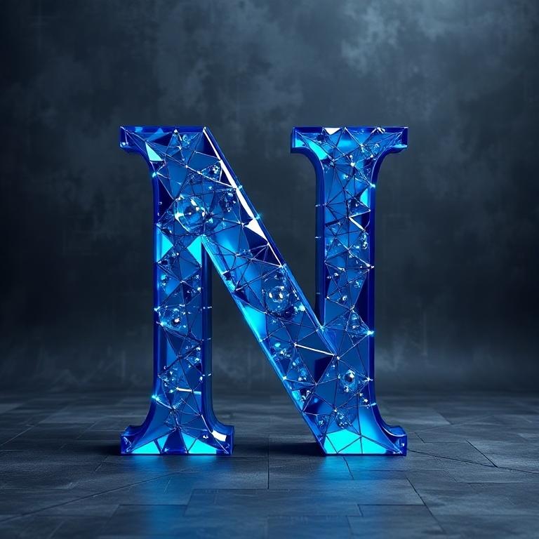 Fractal — letter N