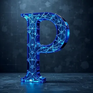 Fractal — letter P