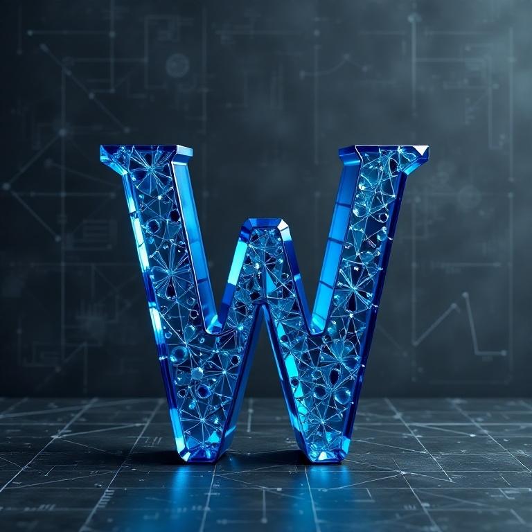 Fractal — letter W