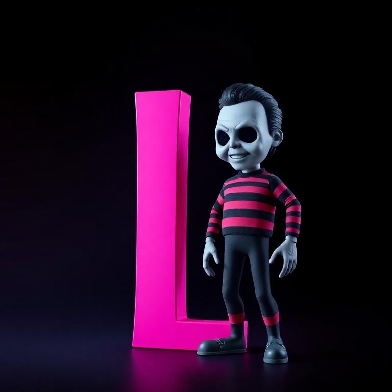 Freddy Krueger — letter L