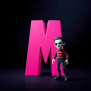 Freddy Krueger — letter M