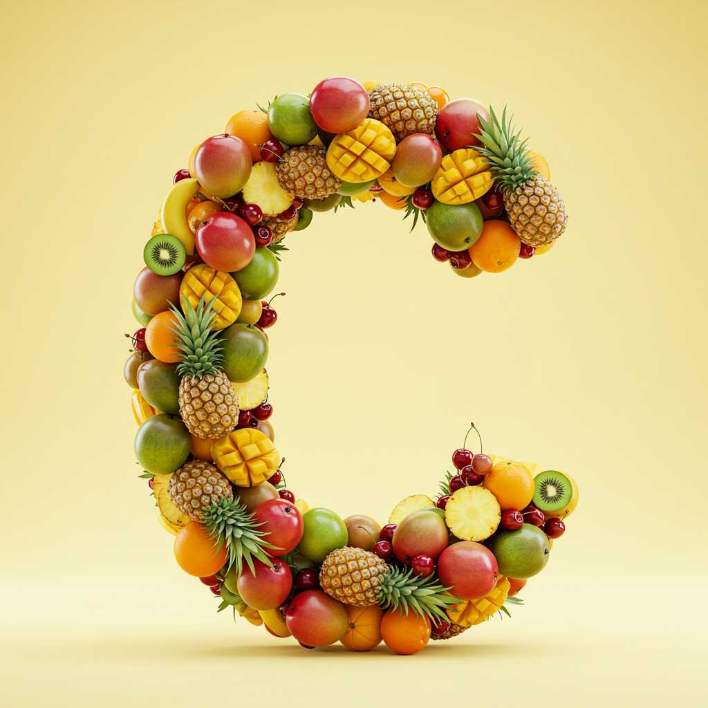 Fruit 2 — letter C