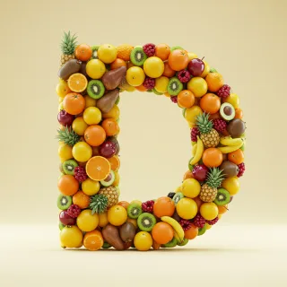 Fruit 2 — letter D