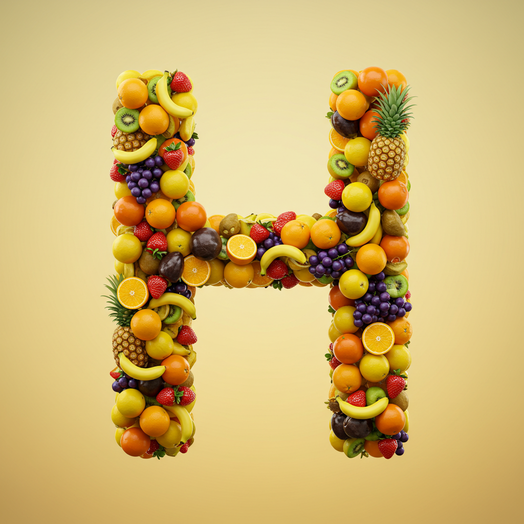 Fruit 2 — letter H