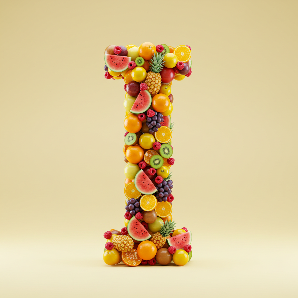 Fruit 2 — letter I