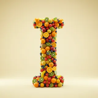 Fruit 2 — letter I (variant 2)