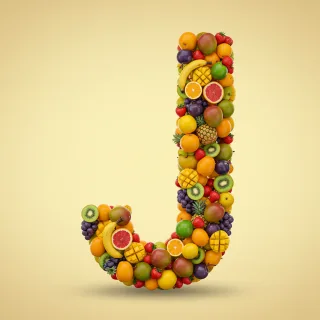 Fruit 2 — letter J