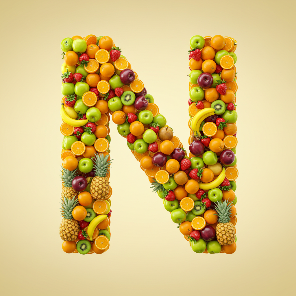 Fruit 2 — letter N