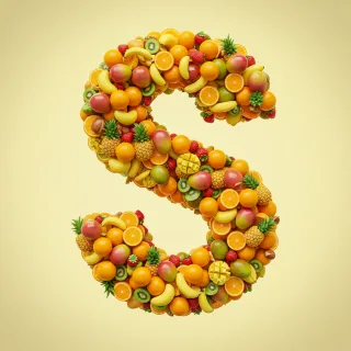 Fruit 2 — letter S (variant 2)
