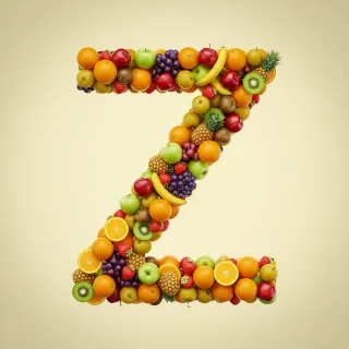 Fruit 2 — letter Z (variant 2)