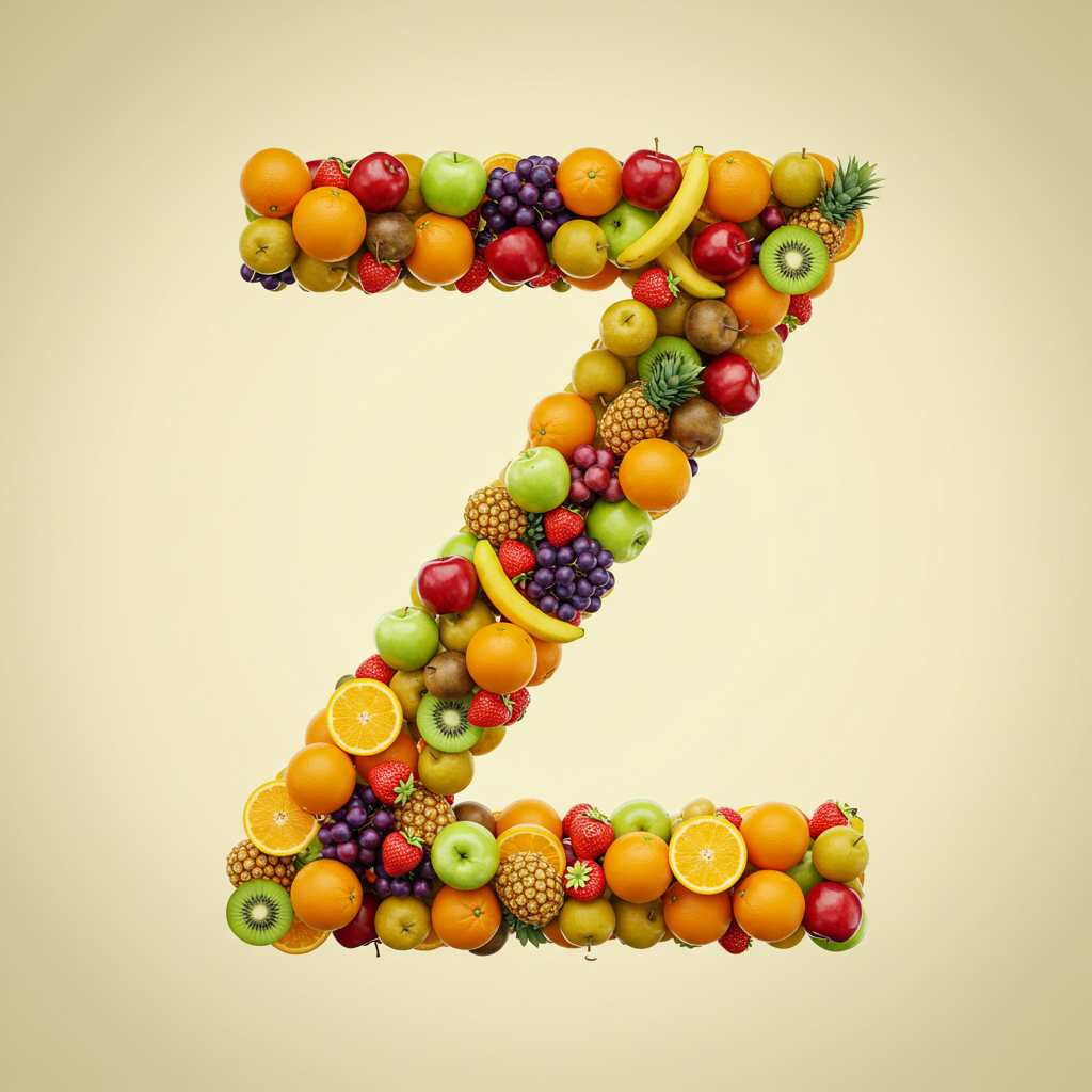 Fruit 2 — letter Z (variant 2)