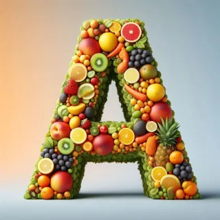 Fruit — letter A (variant 2)