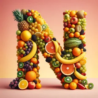 Fruit — letter N (variant 2)