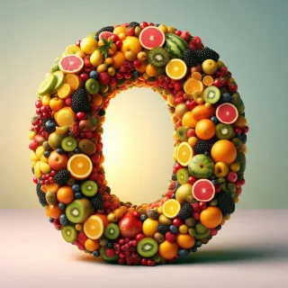 Fruit — letter O