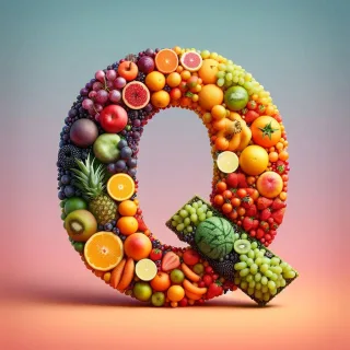 Fruit — letter Q (variant 2)