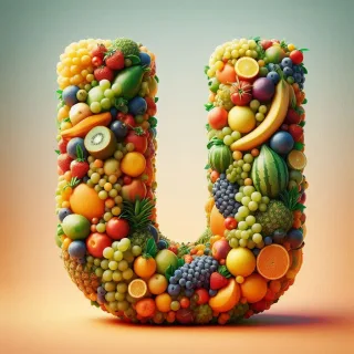 Fruit — letter U (variant 2)